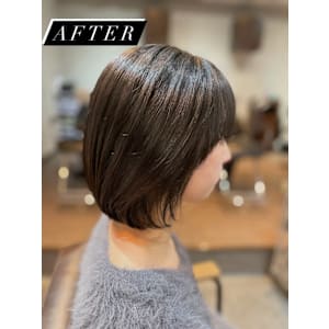 肩につくかつかないかでも雰囲気が全然変わりますね！！