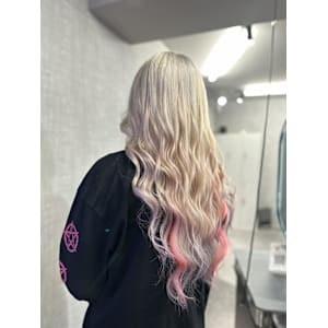 最強ピンクインナーカラー