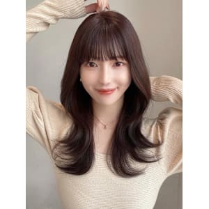 後れ毛が可愛い顔周りハイレイヤーロングチェリーブラウン - AFLOAT/L 錦糸町【アフロートエル】【アフロートエル キンシチョウ】掲載中