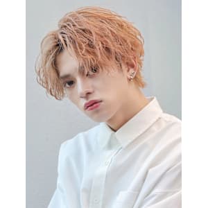 無造作センターパート