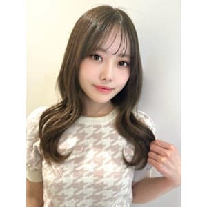 山村/韓国ヘアくびれヘア/フェイスフレーミング/前髪カット