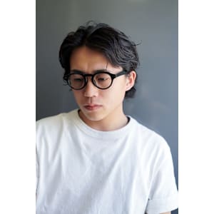 メンズミディアム×ウェーブ