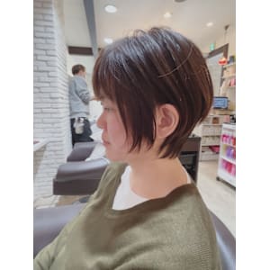 【束感×ショート】扱いやすい王道スタイル［錦糸町 ショート］