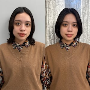 ステップボーンカットボブ/イメチェン/レイヤーボブ