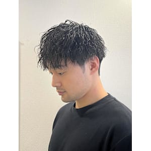 【平山明樹】縦落ちスパイラルパーマ