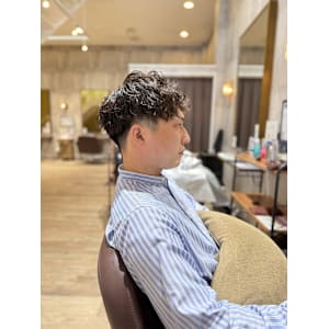 ツーブロミックスパーマ【ARCH片山】