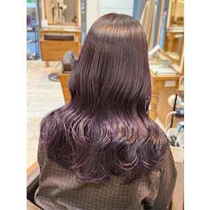 渋谷/チェリーブラウン/大人可愛い/フェザーパーマ/ボブ