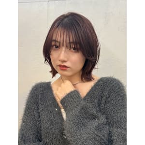 ピンクブラウン/ラベンダー/透明感