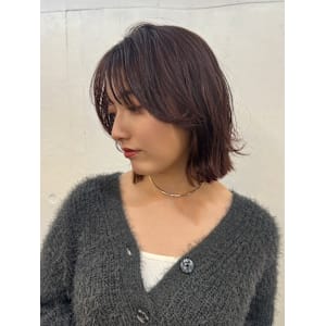 ピンクブラウン/ラベンダー/透明感