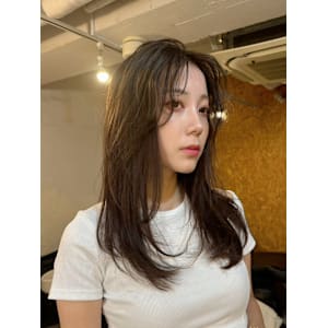 かきあげヘア/レイヤーカット/ワンカール