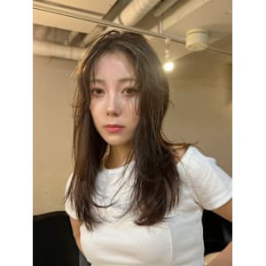 かきあげヘア/レイヤーカット/ワンカール