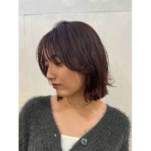 ベルボブ/顔周りレイヤー/ウルフボブ