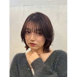 ベルボブ/顔周りレイヤー/ウルフボブ