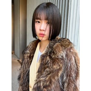 髪質改善＊イメチェンぷつっとボブ＊美髪【Zina】