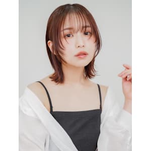 耳掛けシースルーボブ