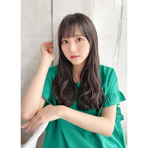 ナチュラル可愛いAラインカール