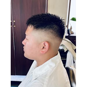 【20代 男性】ロンドンクロップフェード（大宮/バーバー）