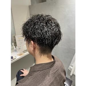 カット、ツイストスパイラルパーマ