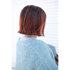 ミニボブとハイライトを入れたデザインカラー - GENE CUTCLUB【ジーン カットクラブ】掲載中