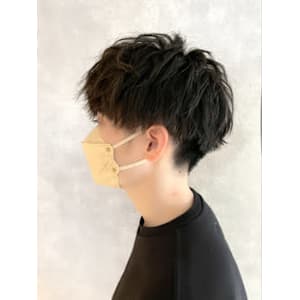 簡単セット！！王道メンズ刈り上げマッシュ 