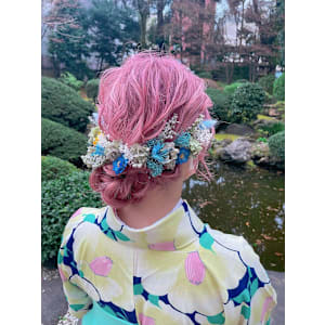 和装ヘアアレンジ