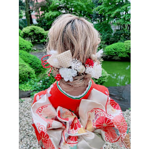 和装ヘアアレンジ