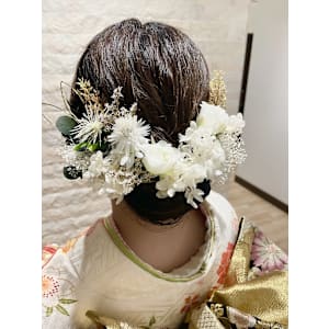 和装ヘアアレンジ
