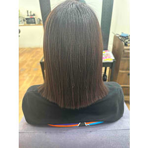 【髪質改善カラー】ラベンダーピンク