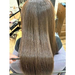 髪質改善カラー【スモーキーグレージュ】