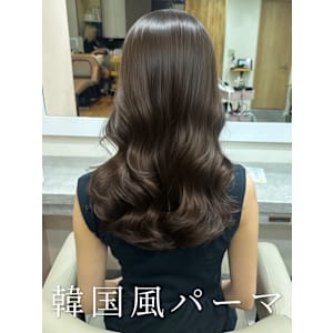 韓国風パーマ/コテ巻き風パーマ/レイヤーカット/ヨシンモリ