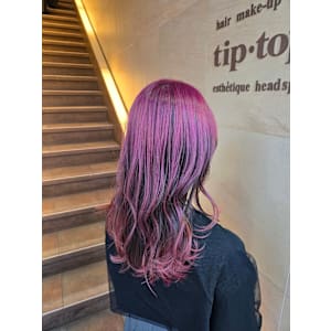 ピンクバレイヤージュ！