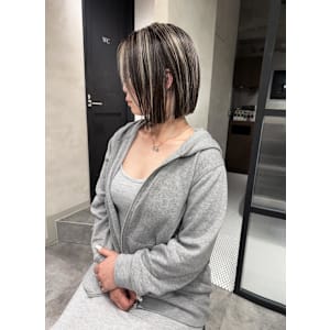 ★スクエアボブに映れるハイライト★