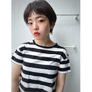 シルキーブラック×ミニマルショート