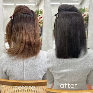 ブリーチ毛縮毛矯正