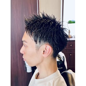 【30代 男性】ロンドンライトツーブロック（大宮/バーバー）