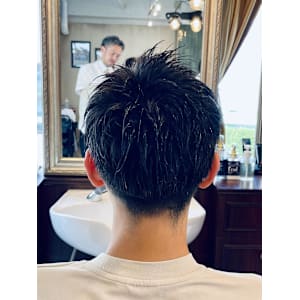 【30代 男性】ロンドンライトツーブロック（大宮/バーバー）