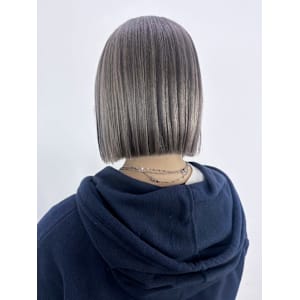 美髪ミディアムショート韓国ヘア_ba543991