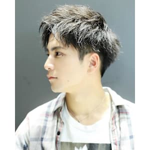 ツイストハーフアップショート