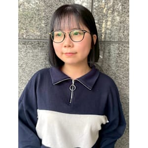 【feliceMICHI 豊田希美】切りっぱなしボブ 暗髪