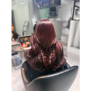 【MIHO】ピンクラベンダー×セミロング