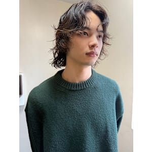 メンズパーマ/レイヤーボブ