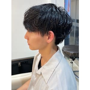 【韓国風メンズスタイル】シャドウパーマ