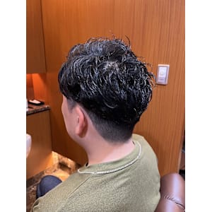 銀座　理容室　ナチュラルパーマ　個室理容室