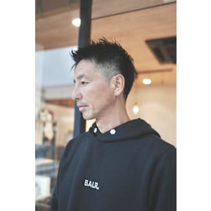 メンズカット刈り上げフェードソフモヒ