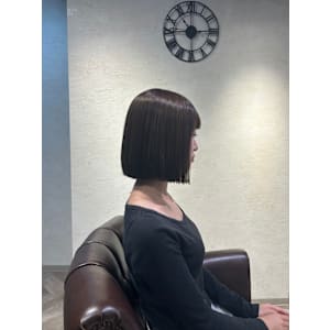 ボブ＋縮毛矯正