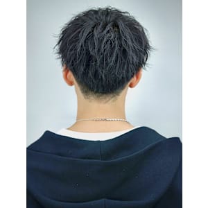 王道無造作マッシュソフトツイストパーマ