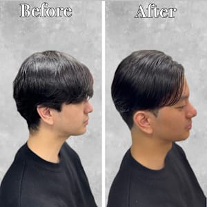 横浜”曲がる縮毛矯正ニュアンスメンズ縮毛矯正