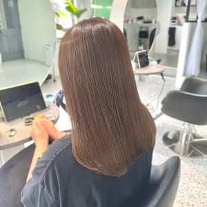 ブリーチなしミルクティーベージュ