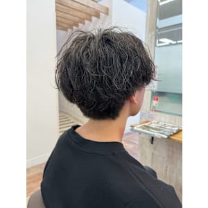 くせ毛風パーマで時短スタイリング