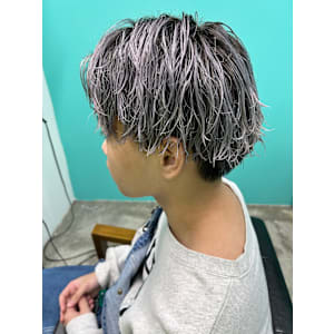 グレー×シルバー